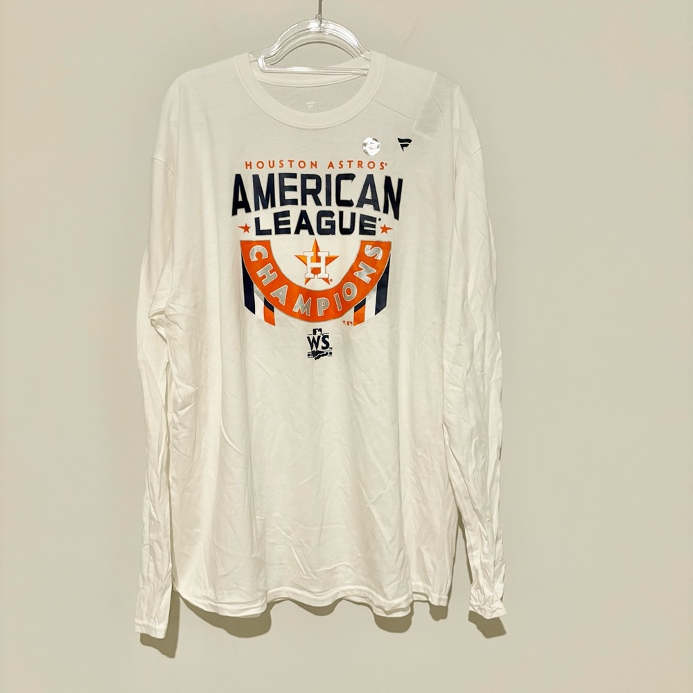 Fanatics Houston Astros 2022 ALCS‎ Champs Locker Room Long Sleeve T-Shirt 2XL